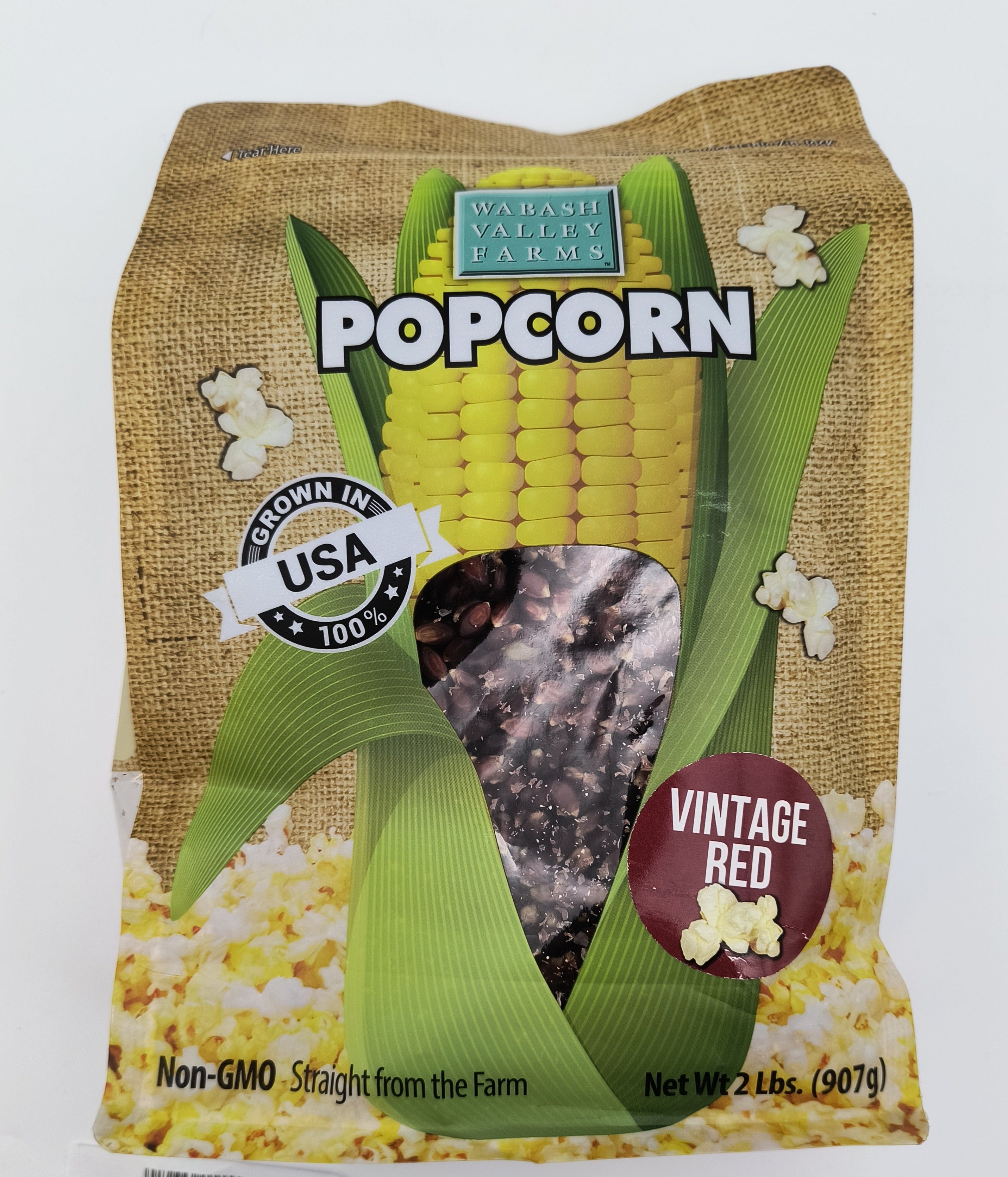 Wabash Family Farms Popcorn Vintage Red