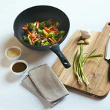 Zyliss Ken Home Wok with ingredients for stir fry