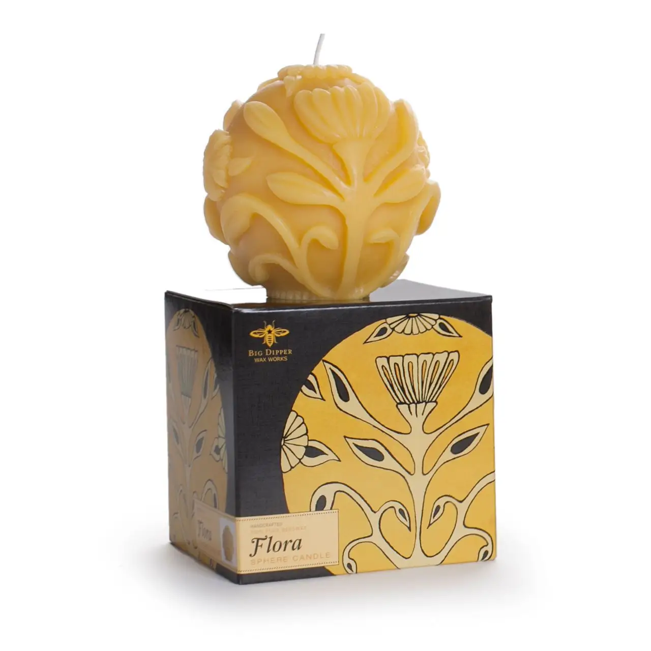 Big Dipper 4" Beeswax Sphere-Flora