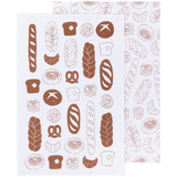 Now Designs Dishtowel Boulangerie-Chestnut Set of Two