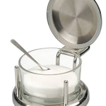 Salt Cellar with spoon and salt