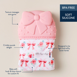 Itzy Ritzy Teething Mitts Bow