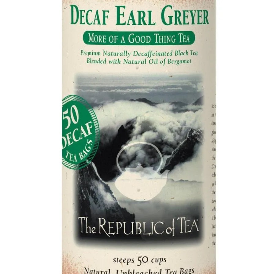 Republic of Tea Earl Greyer Decaf Bags