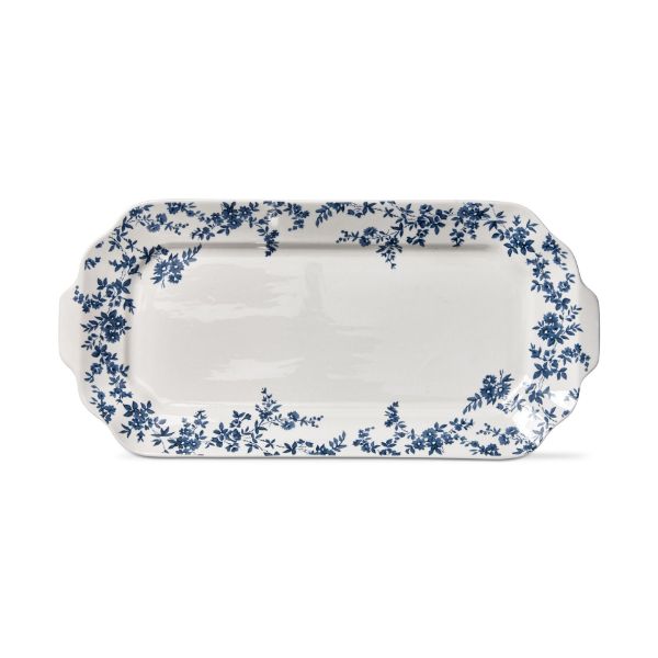 Tag Cottage Floral Rectangular Platter