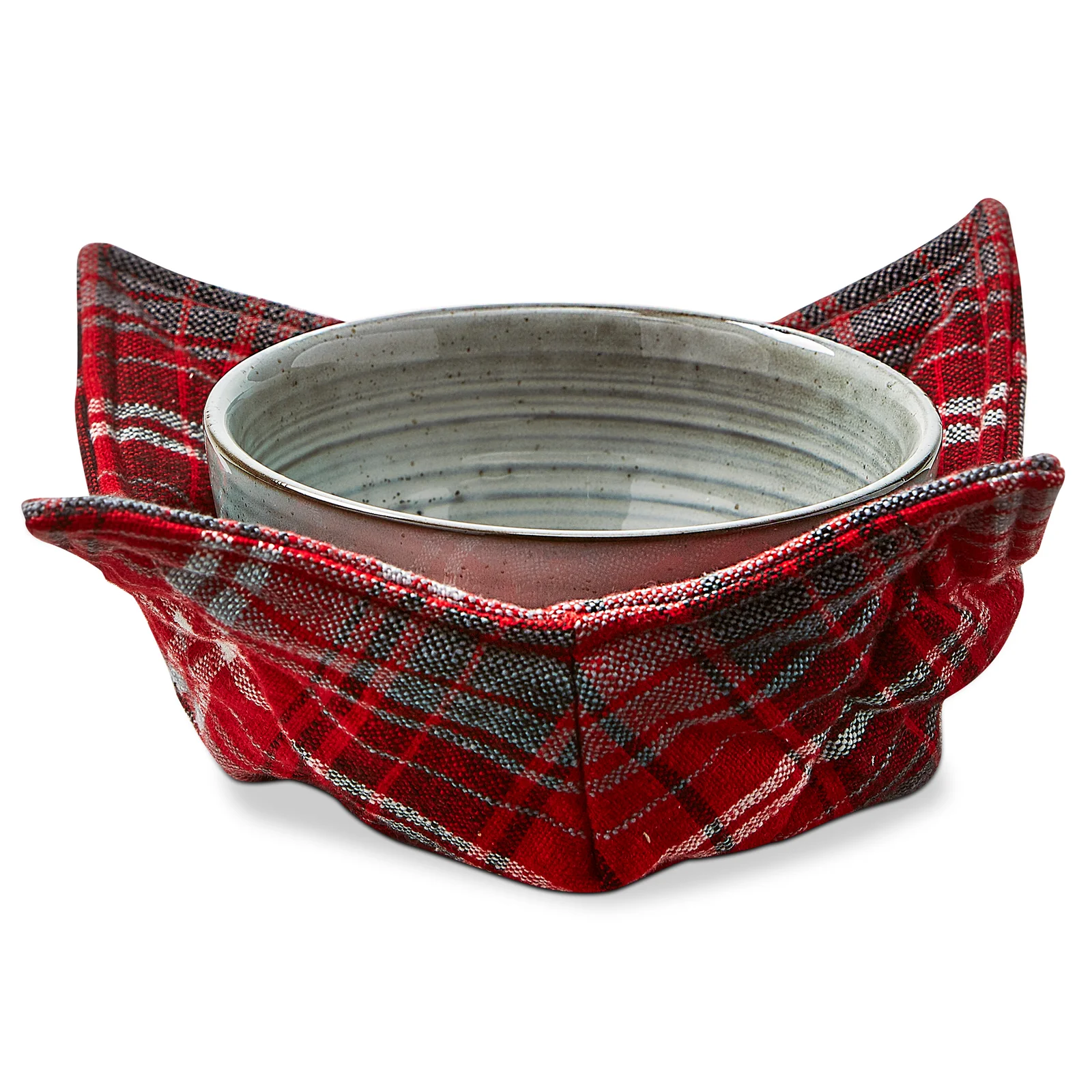 Tag Plaid Bowl Cozy Red