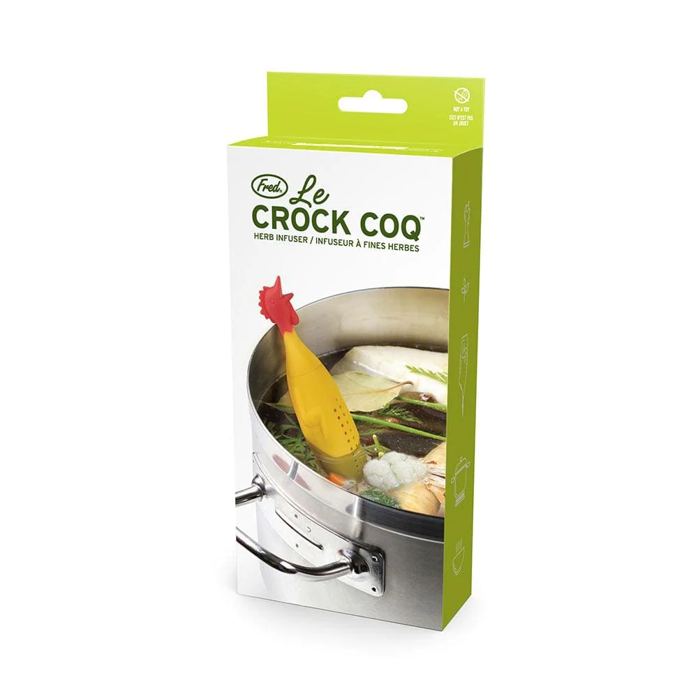 Fred Le Crock Coq Chicken Herb Infuser CLR