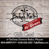 Bekah Kate's Gift Card $25