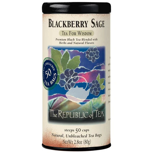 Republic of Tea Blackberry Sage Black Tea Bags