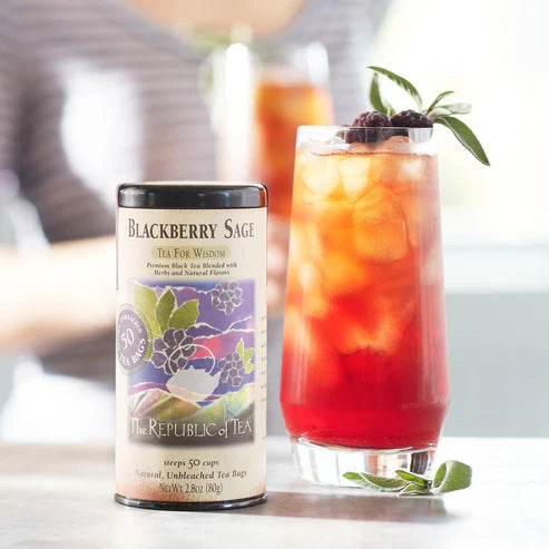 Republic of Tea Blackberry Sage Black Tea Bags