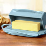 Butterie Butter Dish in Blue with stick of butter