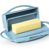 Butterie Butter Dish in Blue with stick of butter