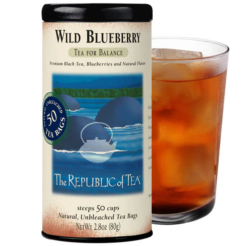 Republic of Tea Wild Blueberry Black Tea Bags