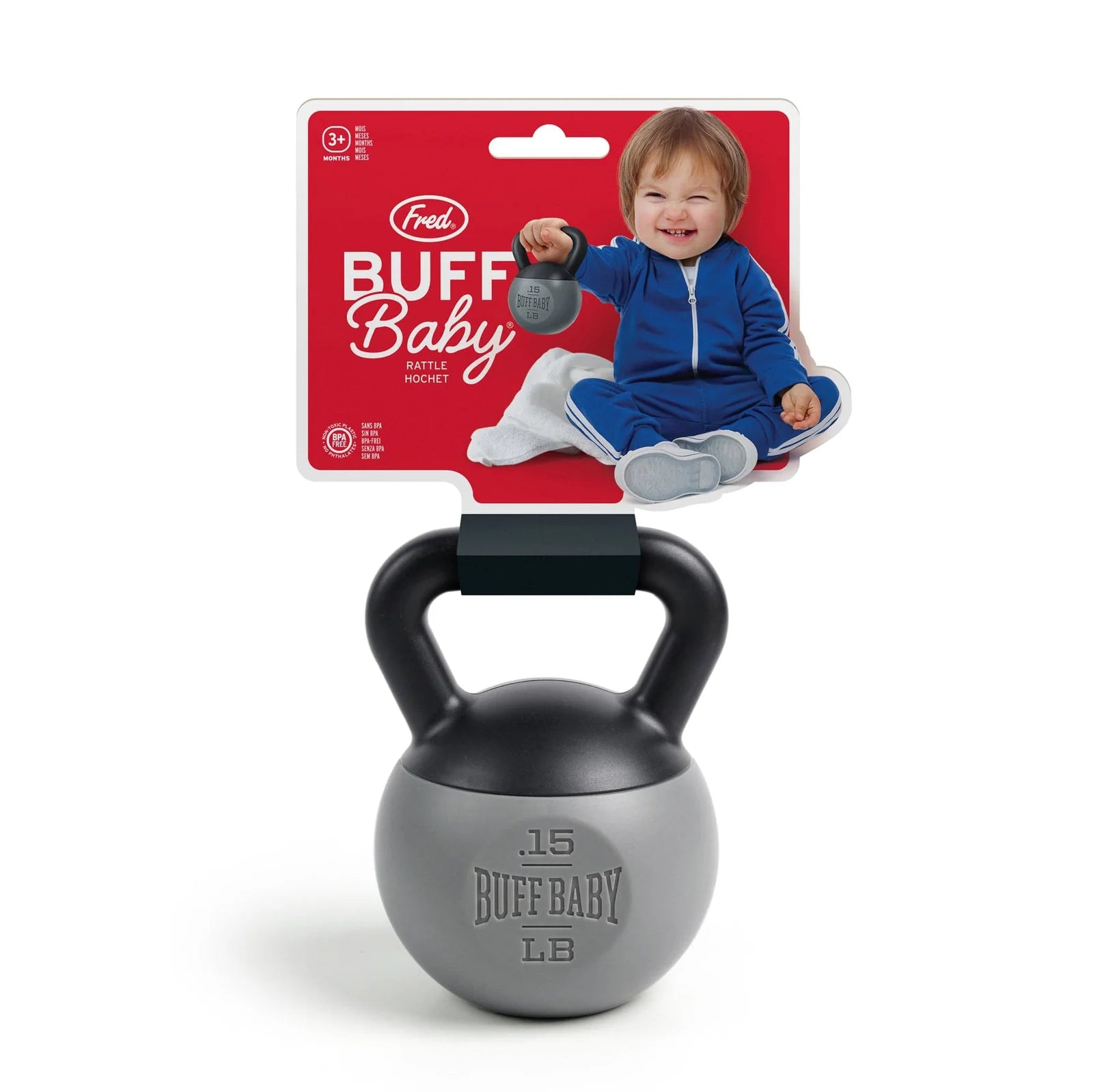 Fred Buff Baby Kettlebell Rattle