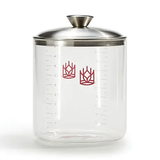 Harold King Arthur Glass Sourdough Crock