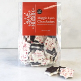 Maggie Lyons 9oz Dark & White Peppermint Bark Snowflakes