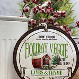 Lambs & Thyme Holiday Dips Holiday Veggie