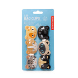 Kikkerland Cat Bag Clips Set of 6