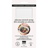 Now Designs Clear Silicone Stretch Wrap s/3