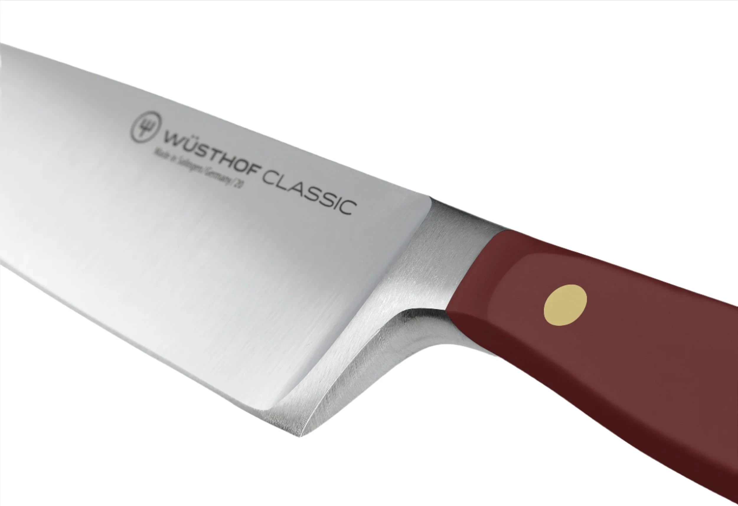 Wusthof Classic 6 inch Wide Cook's Knife showing full bolster