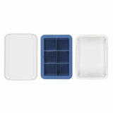 Covered Silicone Ice Cube Tray-Large Cube