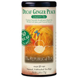 Republic of Tea Decaf Ginger Peach Black Tea Bags