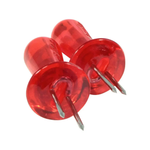 Upclose view of red corn holders with prongs