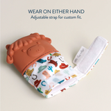 Itzy Ritzy Teething Mitts Highland Cow