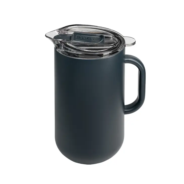 Served Vacuum-Insulated Pitcher in color Caviar