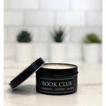 Picture of the candle "Book Club" Cinnamon+ Leather+Amber