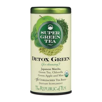  Picture Republic of Tea Super Green Tea Detox Green Can