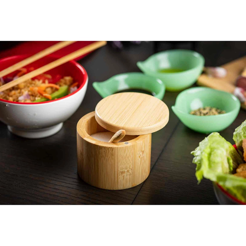 Tablecraft Salt Box w/Spoon
