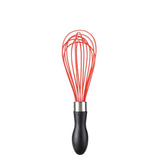 Oxo Whisk Silicone 9in Red