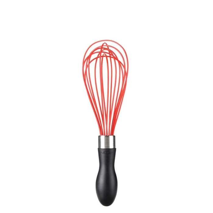 Oxo Whisk Silicone 9in Red