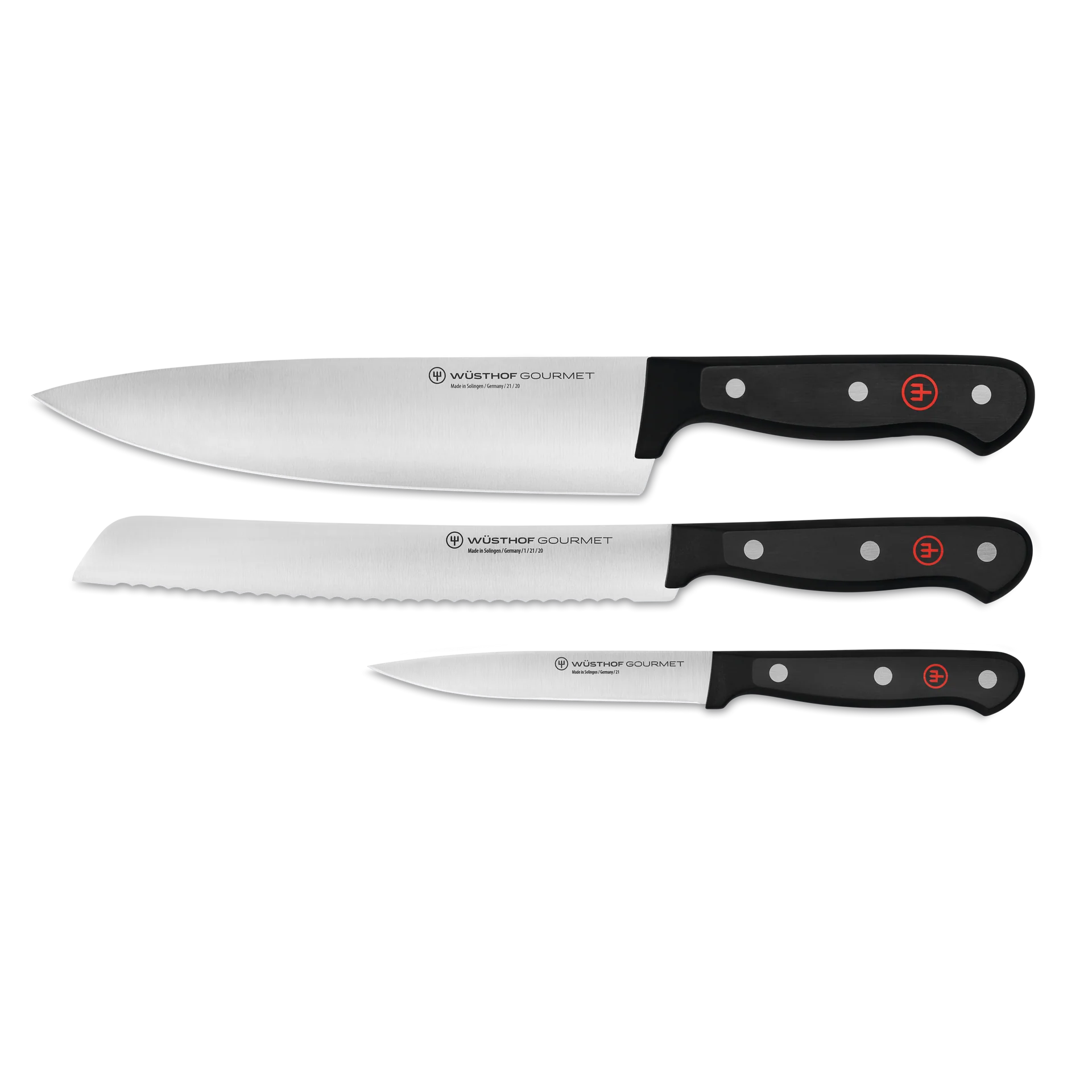 Wusthof Gourmet 3-Piece Starter Knife Set