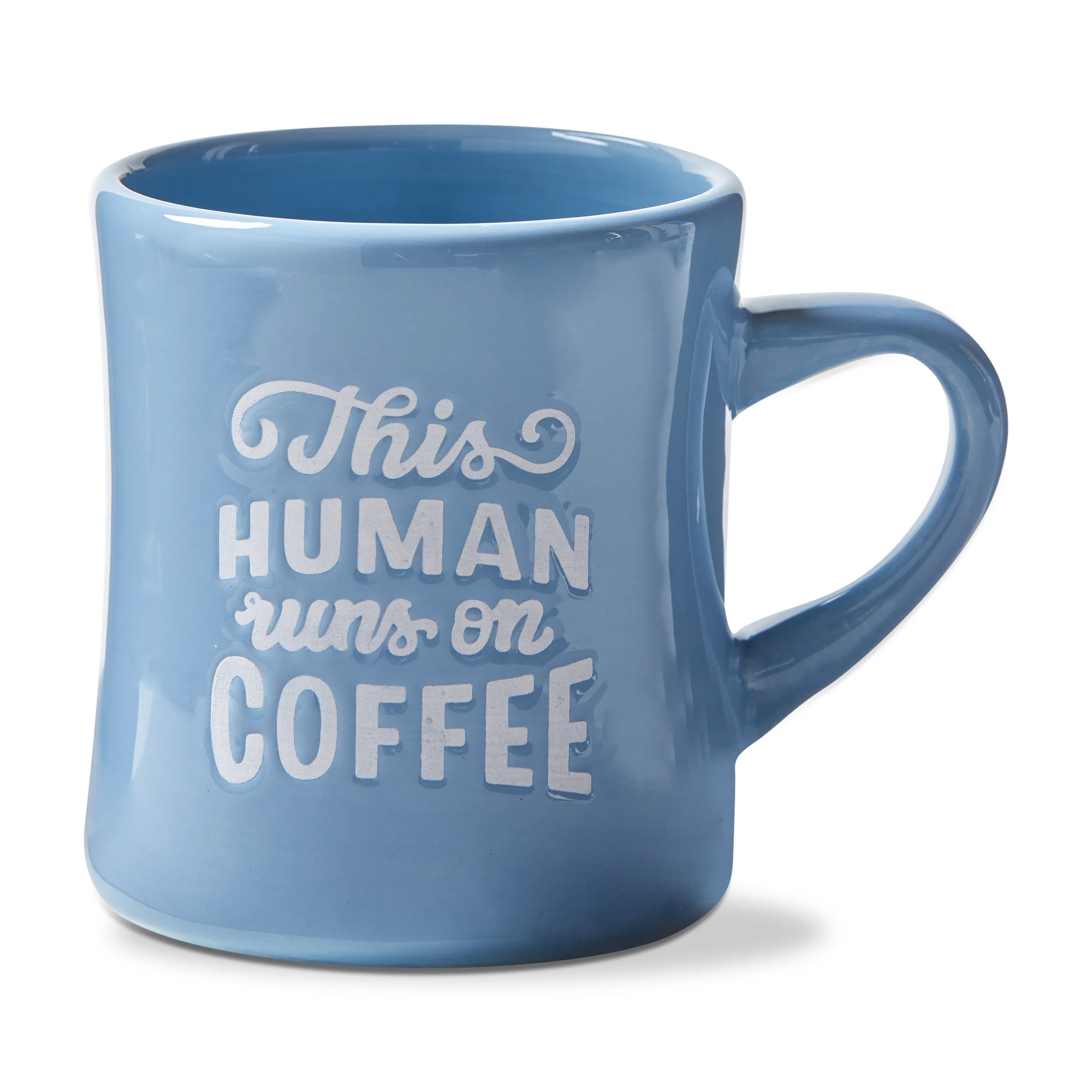 Tag Mug - This Human Runs on Coffee