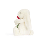 Jellycat Cream Bunny with Rose