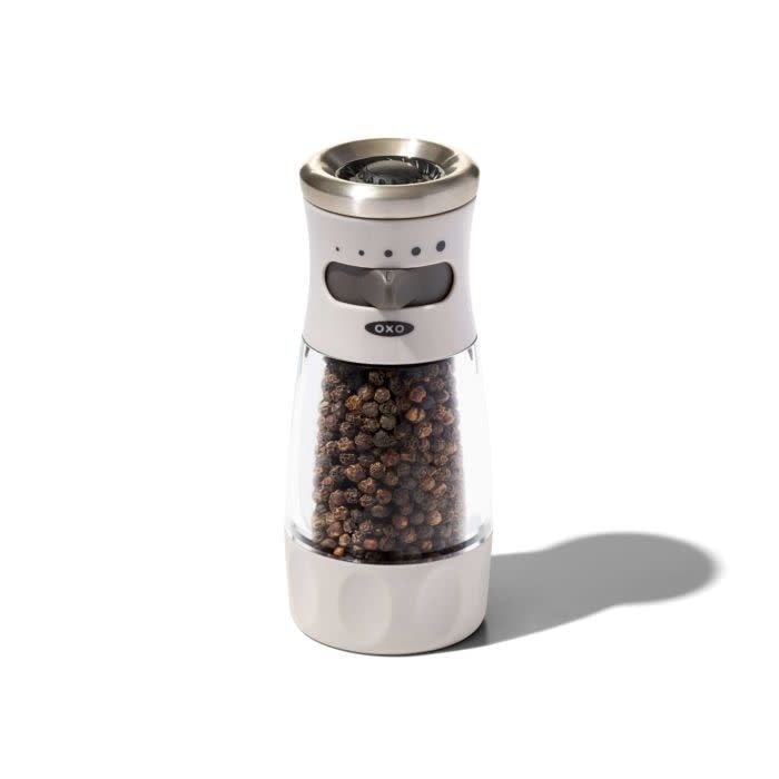 Oxo Mess Free Pepper Grinder  Gray