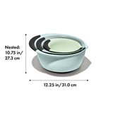 Oxo Mixing Bowl Set 3Pc Cadet Blue