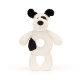 Jellycat Bashful Rufferty Puppy Ring Rattle