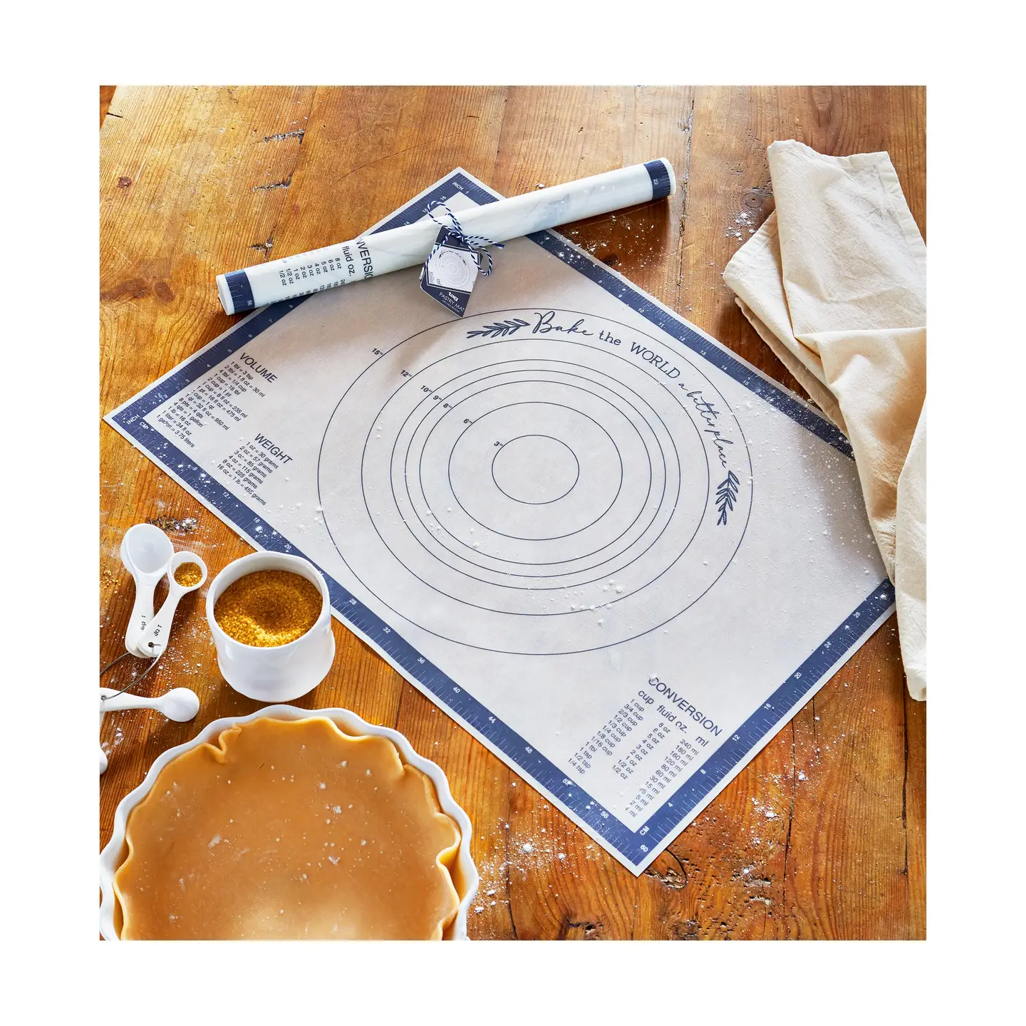 Tag Bake the World Pastry Mat