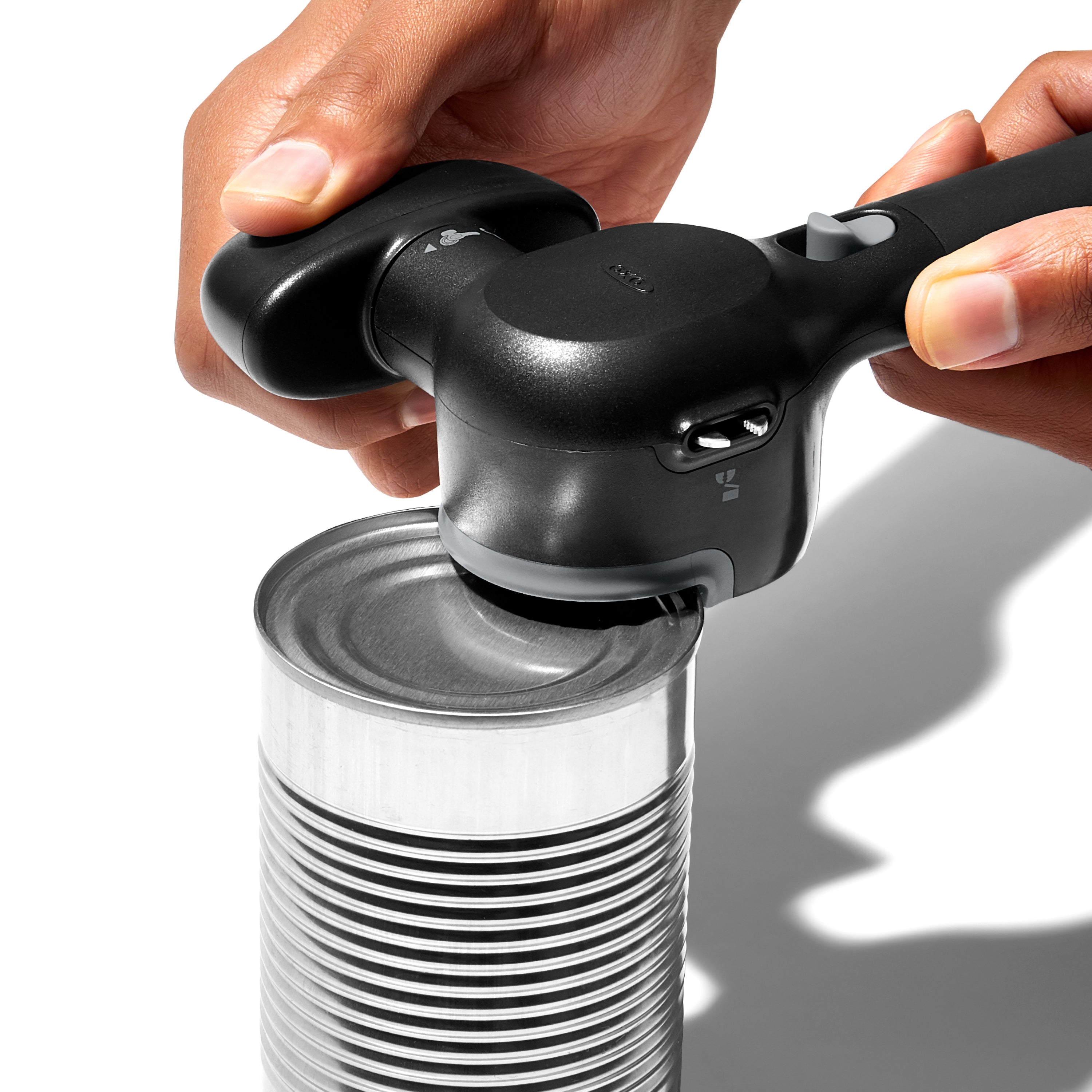 Oxo Smooth Edge Can Opener on a can