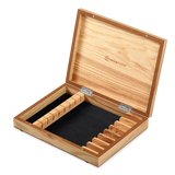 Wusthof 8-Piece Stainless Steak Knife Set in Olivewood Chest