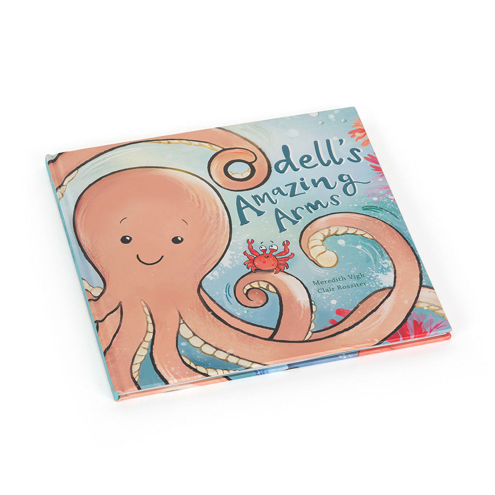 Jellycat Animal Books Odell's Amazing Arms