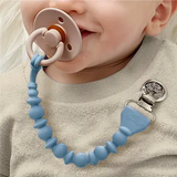 Itzy Ritzy Sweetie Paci Strap/Beaded Pacifier Clip - Blue