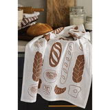 Now Designs Dishtowel Boulangerie-Chestnut Set of Two