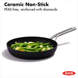 Greenpan Oxo Ceramic Non Stick 10" Open Frypan