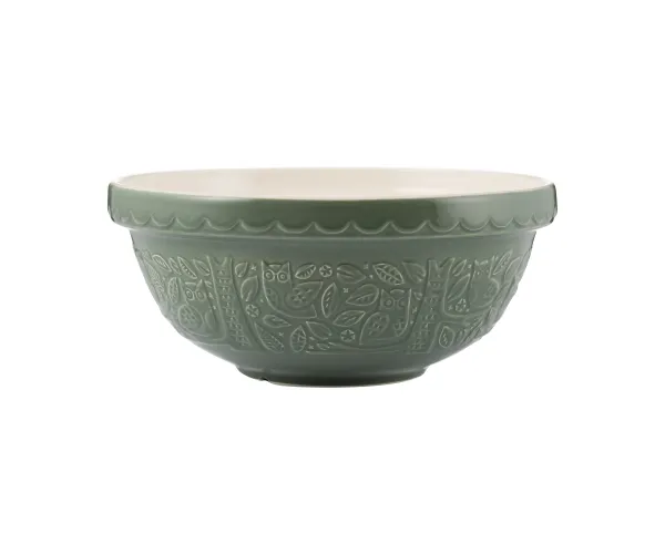 Mason Cash In the Forest Size 18 Dark Green Bowl