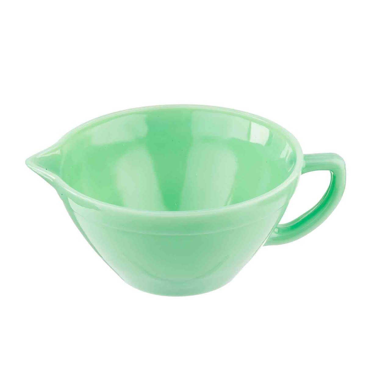 Birdseye view of Jadeite Mixing Bowl