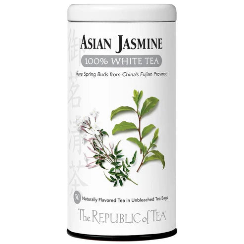 Republic of Tea Asian Jasmine 100% White Tea Bags