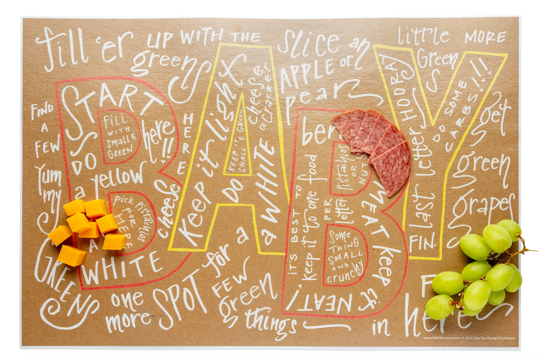 Color Box Charcuterie Cheat Sheet Baby